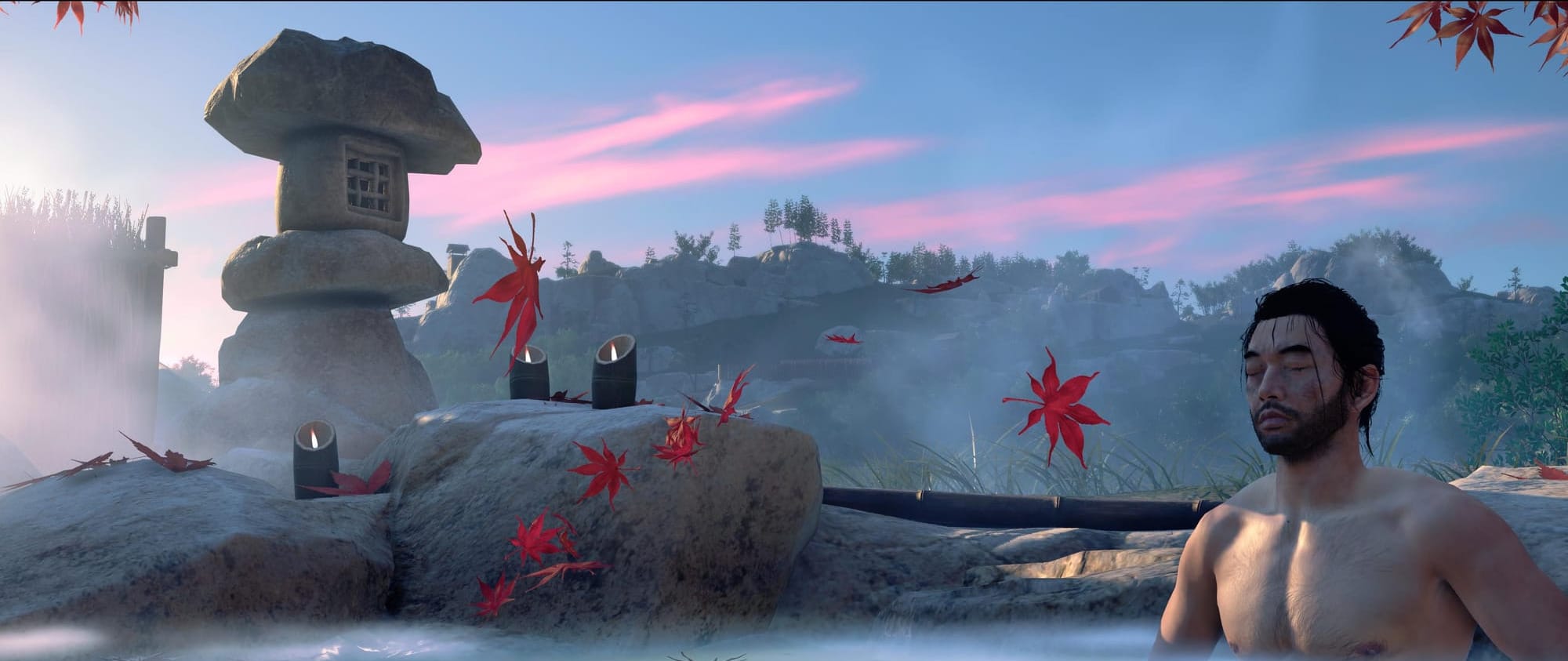 Screenshots of games throughout Japan