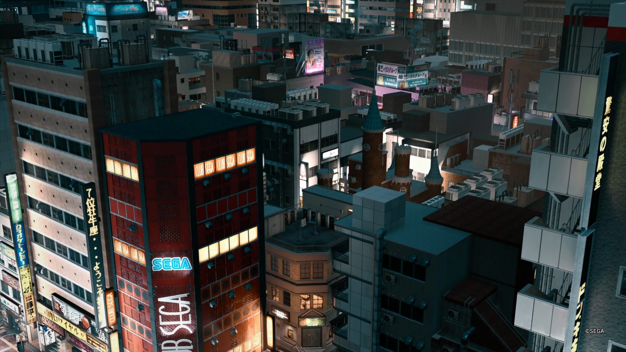 Screenshots of games throughout Japan